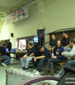 Adults and alumni watching the Kickoff '11