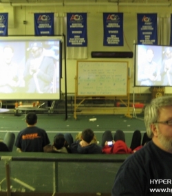 Students watching the Kickoff '11